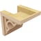 Ekena Millwork 8"W x 8"D x 8"H Wide Sheridan Rough Cedar Woodgrain TimberThane Corbel, Primed Tan CORUR08X08X08SHERCPR - alternate 6